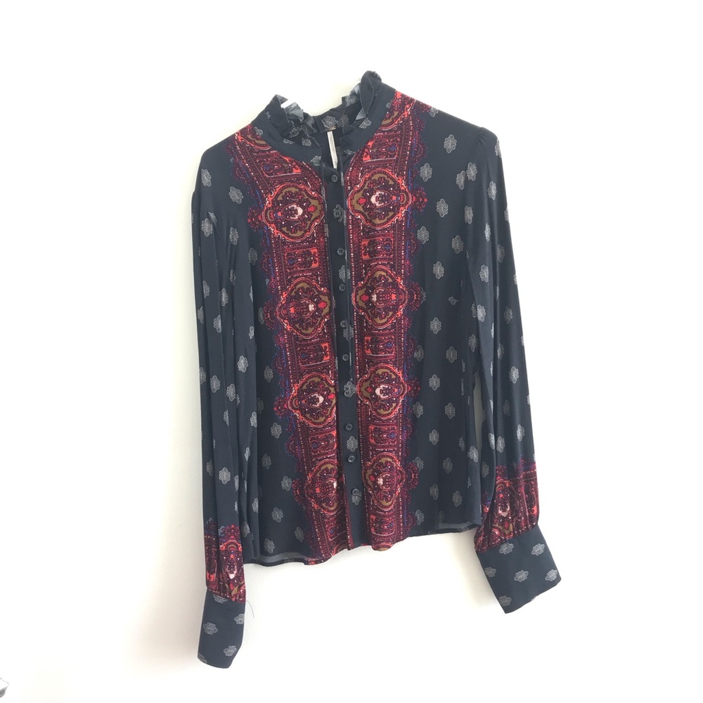 Free people button up top